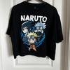 Unisex Naruto Shippuden T-Shirt Black XL Unisex T-Shirt