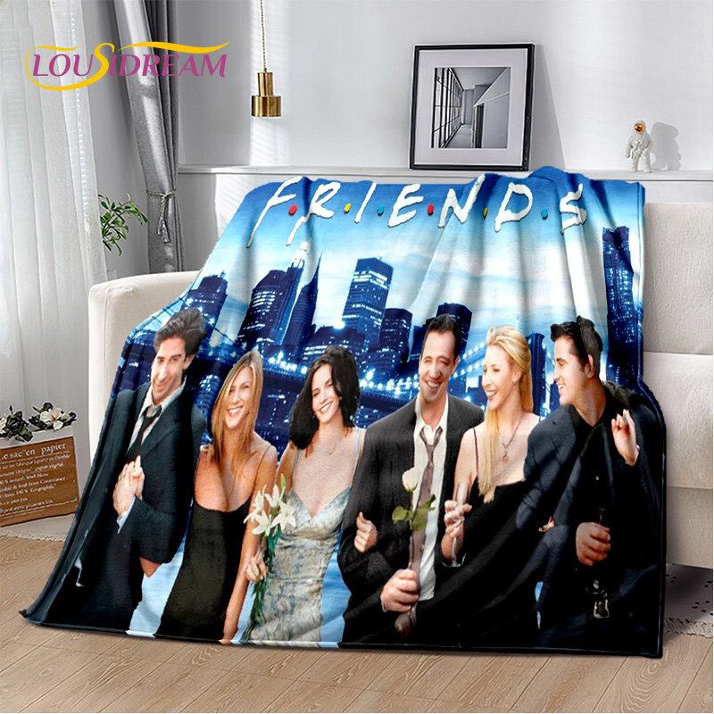 HD Friends TV Show 3D Printing Soft Plush Blanket,Flannel Blanket Throw Blanket for Living Room Bedroom Bed Sofa Picnic Cover