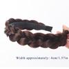 Fischgrätenzopf Stirnband Perücke: Bequemes Haarspangen-Accessoire für geflochtene Zopf-Frisuren