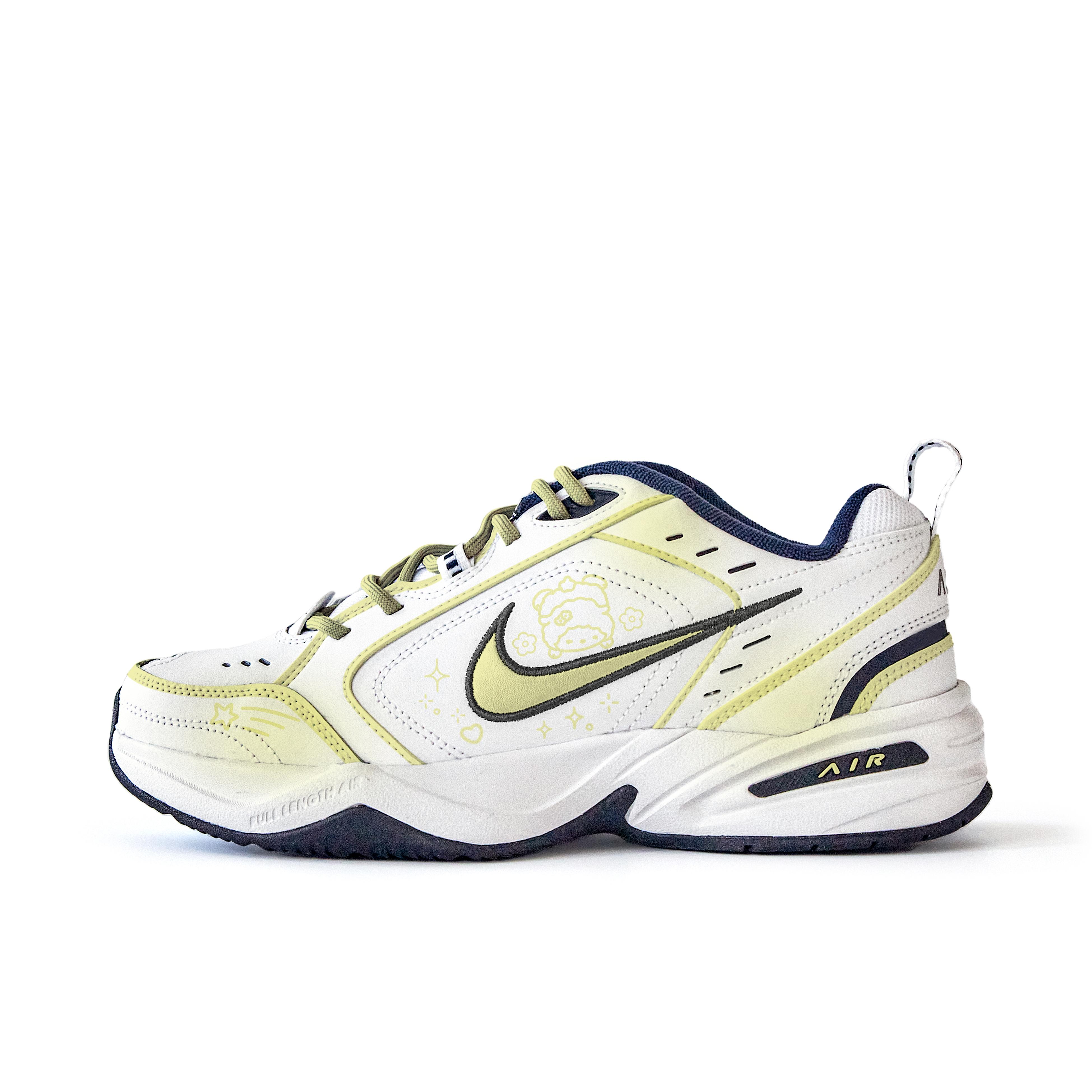 

Nike Air Monarch 4 Slip Resistant Abrasion Resistant Slip Resistant Abrasion Resistant Low top Chunky Sneakers Unisex 415445-102(Team189-) 43