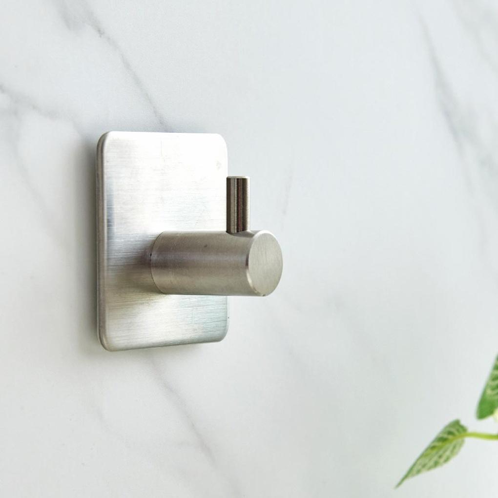 Edelstahl Klebepad Haken 1-teilig_CL1623017