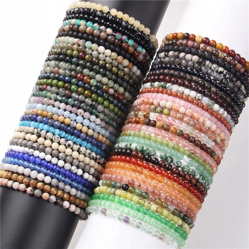 Women's Bracelet Beads Natural Stone Turquoise 2 X 4 Mm Adjustable