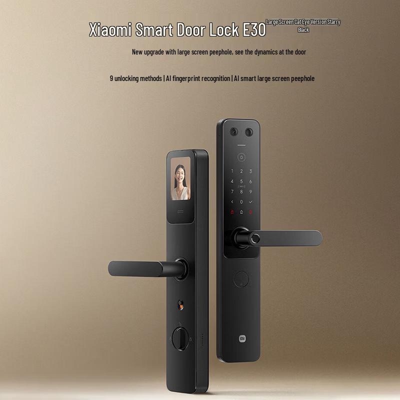 Xiaomi Smart Door Lock E30 with Large Screen Cat Eye