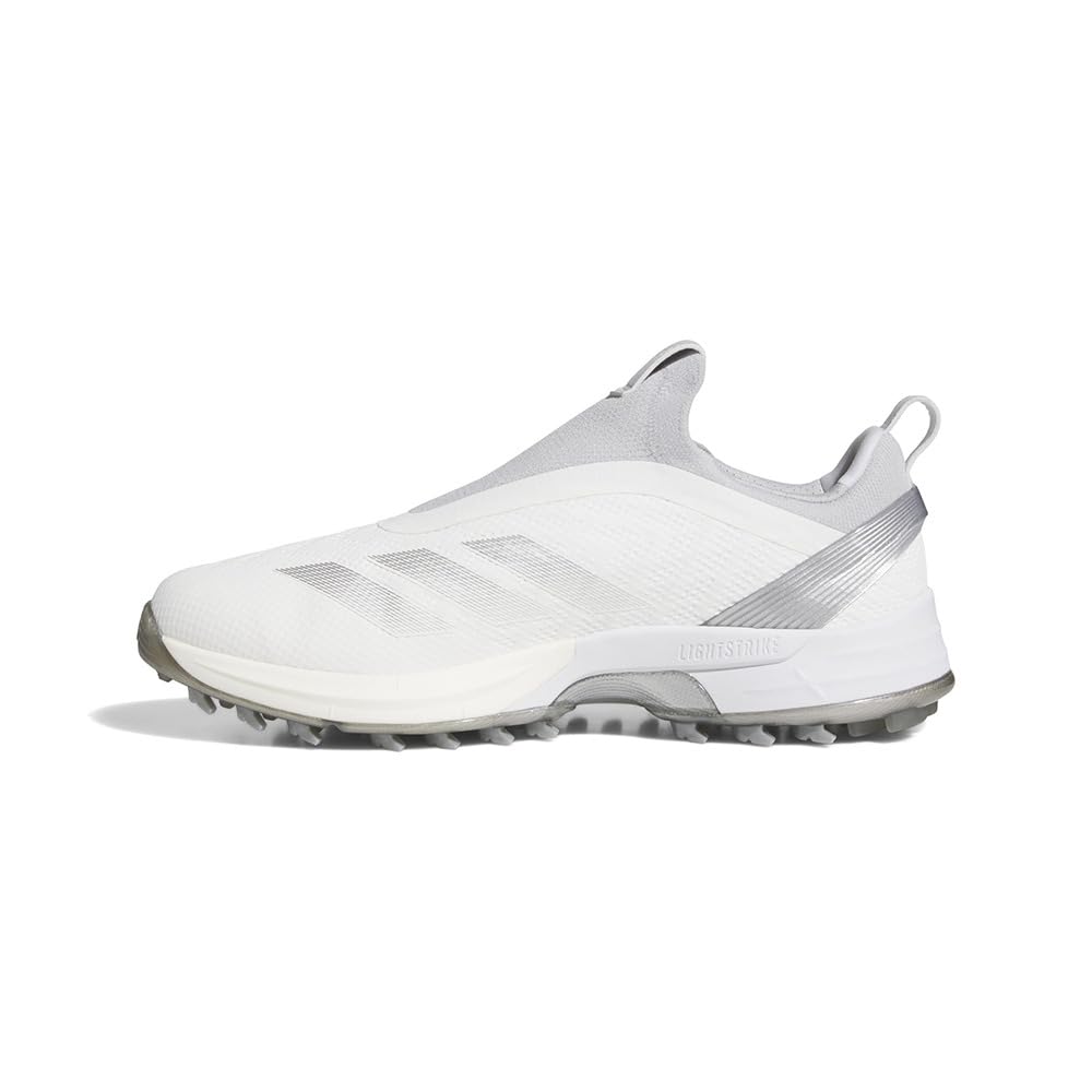 Golf Shoes Adizero Zed G 25 Boa Footwear Gray Heather Solid Gray cm 2E [Adidas Golf] Men's White/Silver Metallic/Light 26.5