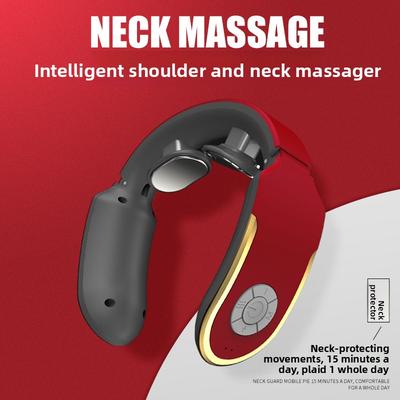 Massageador de Pescoço Inteligente Aquecimento por Pulso Elétrico Massageador de Ombro e Pescoço Aparelho de Fisioterapia Presentes Domésticos Aparelho de Proteção para o Pescoço