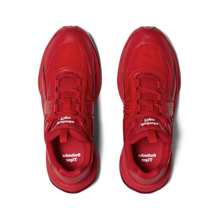 Onitsuka Tiger Tigtrail Comfortable Fashion Shock Absorbing Non-Slip Low-Top Casual Shoes Unisex Casual Shoes Red 1183C383-600