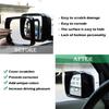PIUGILH Rearview Mirror Rain Shield Cover Compatible with Land Rover Defender 2020 2021 2022 2023 2024, ABS Rear View Mirror Protector Frame, 2Pcs
