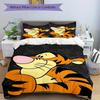 3pcs set Tigger1pc of quilt cover+2pcs of pillowcase, no core, print bedding, All Seasons Bedroom Setting046