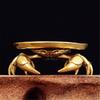 Crabs Miniature Statue Office Desk Ornament Home Shelf Decoration Antiqued Metal Craftsmanships Design Gifting