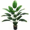 Artificial 18-Head Monstera Leaf Home and Outdoor Decor