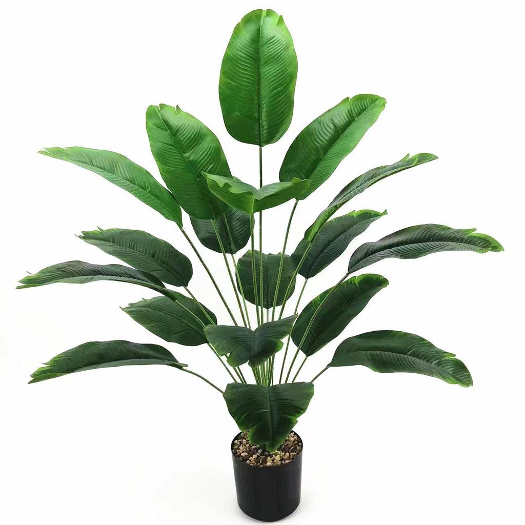 Artificial 18-Head Monstera Leaf Home and Outdoor Decor