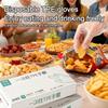 100/200Pcs New Transparent Disposable Gloves TPE Food Grade Cleaning Gloves Oil-proof Leak-proof Latex Free Gloves Household