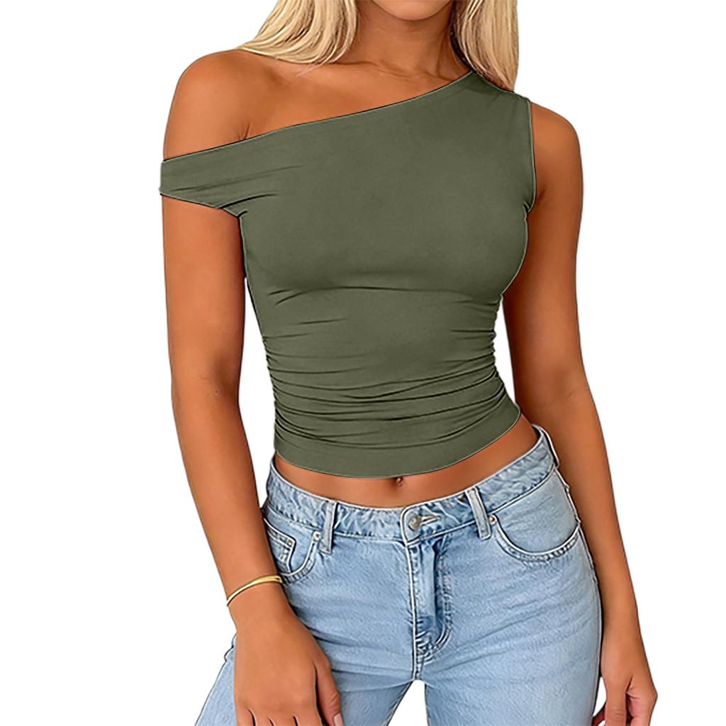 Women's Stylish & Sexy Off-Shoulder Slim-Fit Casual Top