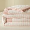 New High-End Jacquard Summer Quilt 100% Cotton Fabric Soya Fibre Filling Thin Comforter Soft Skin Fiendly Summer Blanket