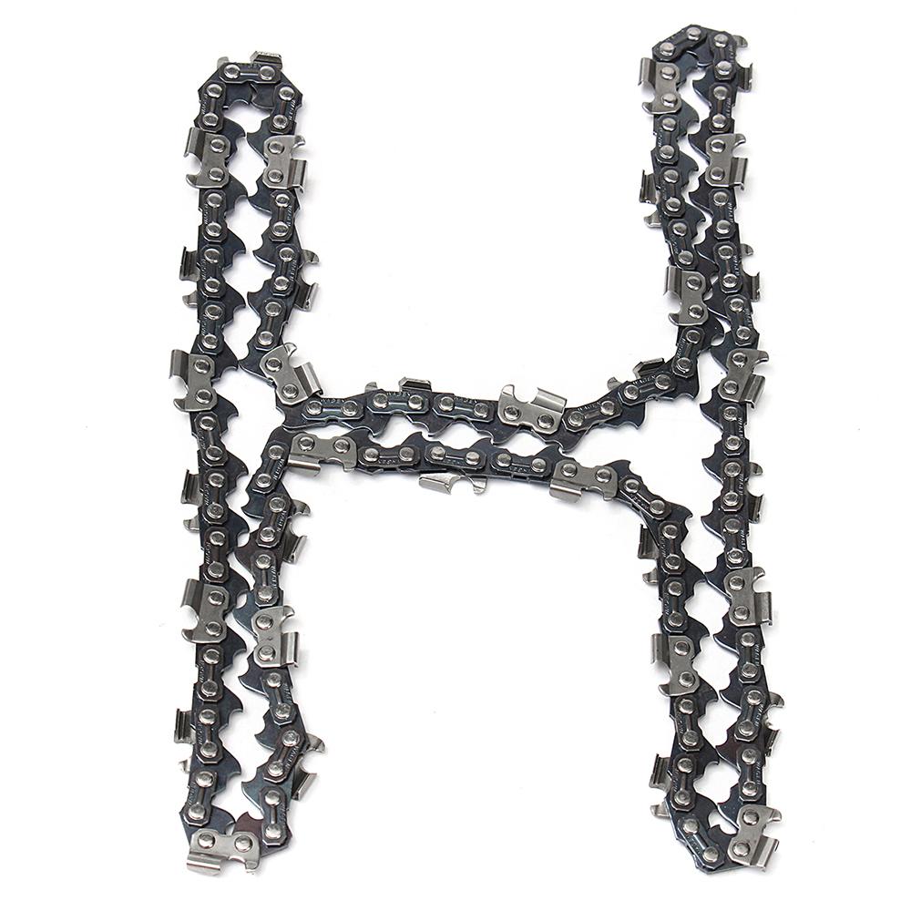 3Pcs 14/20 Inch Steel Chainsaw Chains 3/8LP 0.05 Electric Saw 50/76 Drive Link Chain Replacement Garden Cutting Lumber Hand Tool