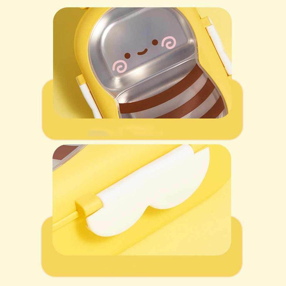 Cute Divides Lunch Box Portable Breakfast Boxes Multifunctional Lunch Container  Outdoor