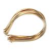 10pcs/set Creative Metal Metal Headband Simple Design 3-7mm Head Hoop Base Hair Fixing Head Band Hairwear DIY Crafts
