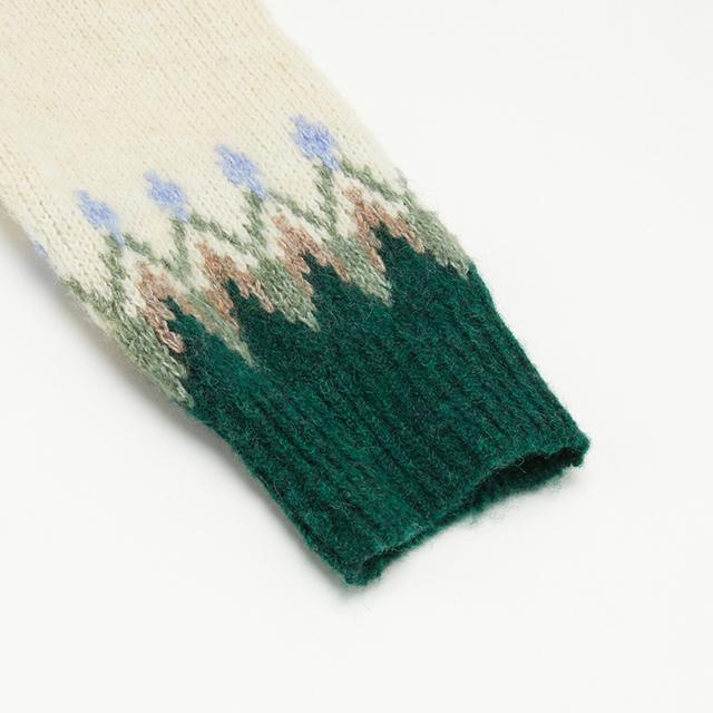 LAP Coloring Nordic Oversized Knit Aq4Khb24