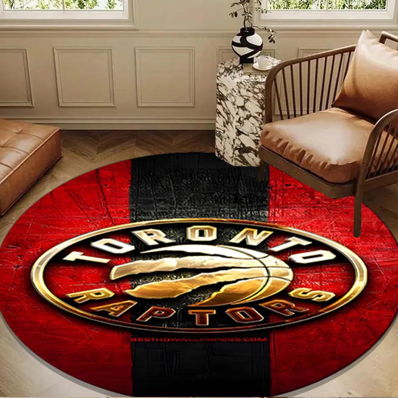 Raptors basketball Logo Round mat, Anti-slip Circle Carpet Chair rug For livingroom,Bedroom, doormat home decor Gift Christmas Gifts