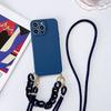 Marble Chain Case For OPPO Find X5 Lite X8 Pro Realme 12 C65 C67 C63 Reno 12F 11F 10 Crossbody Strap Lanyard Bracelet Soft Cover