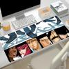 Anime Bleach Mouse Pad Large Black White Manga Mousepad Laptop Office Mouse Mats Rubber Table Pc Gaming HD Printing Non-Slip Mat
