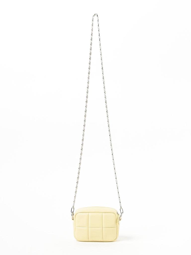 LIFE STORE by BEAMS ADD CULUMN CS Custard Free BMING / PUFF-CROSSBODY Women's Pouch,