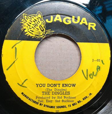 7inch Record DINGLES  You Dont Know  Come To Me J02 Jaguar Jamaica Reggae Ska  Dub Used