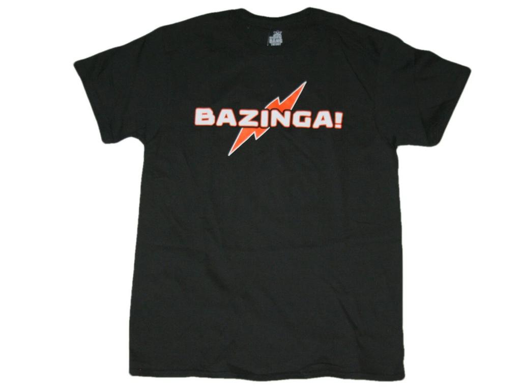 The Big Bang Theory BAZINGA Men's T-shirt NEW