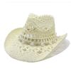 Sun Protection Paper Grass Hat With Large Brim For Summer Beach Vacation