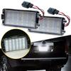 LED License Plate Light for Seat Altea, White Bright Error Free Light Bulb, Car Rear Number Plate Lamp Assembly U6P9