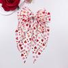 Fashion Sweet Hair Clips Big Bows Spring Clip Hairpins Half-Up Hairstyles Heart Shape Hair Barrettes Valentines Day Gift