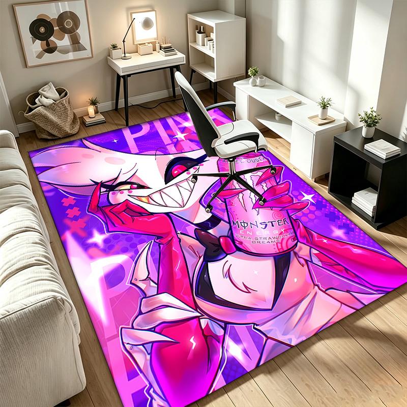 hazbin hotel A rug suitable for office chair areas living rooms and computer desks perfect for home offices and an ideal holiday gift