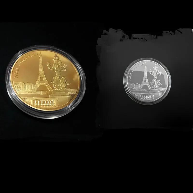 Paris Eiffel Tower Coin Collection Travel Collection Commemorative Coins Commemorative Coins Non-currency