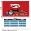 1PC Bing Custom Name Patterned Flannel Blanket Suitable For All Seasons for Home Decor Warmth and Comfort Gifts Holiday Present