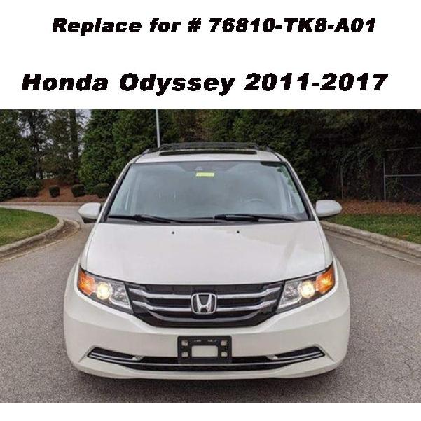 76810-TK8-A01 Direct Replacement for Honda Odyssey 2011 2012 2013 2014 2015 2016 2017 Front Windshield Washer Nozzle Assembly, Hood Wiper Washer
