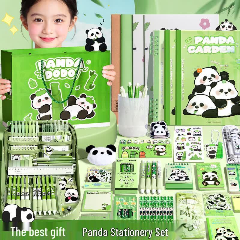 Meijiwan Panda Stationery Gift Set for Kids