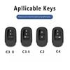 Car Key Case Cover Fob For Honda Accord Civic 11Th    Hr-V Cr-V Pilot Sport Si Ex   Keyless Keychain Durable