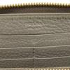 Used PRADA Long wallet - 1M0506 Gray Round zipper Leather