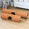 Foldable Double-Layer Cat Tunnel Toy – Suede, Easy Storage, Self-Amusement Pet Supplies