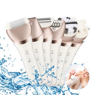 Neuer Multifunktionaler Damen-Epilierer 6 in 1 Ganzkörper-Rasierer USB Elektrisch Waschbar Epilierer Set