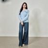 Free Shipping: Plus Size Women's Embroidered Cartoon Knit Cardigan Sweater - 2025 Winter Style