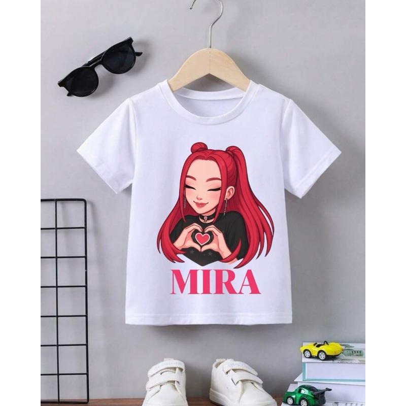 Y2k Demon Hunters Kpop Kids T-shirt Women Man Short Sleeve Tee Casual Top Streetwear Summer 2026 Hot Anime Parent-child Clothing