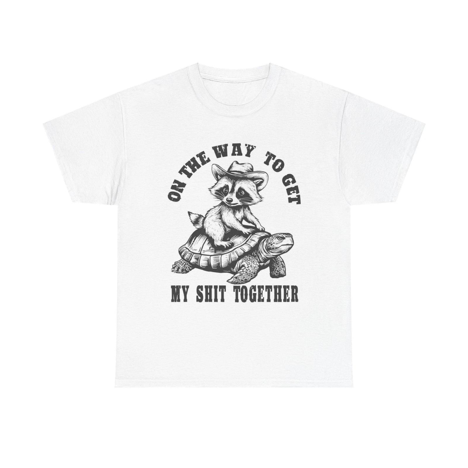 On The Way To Get It Together Funny Graphic T Shirt Unisex Heavy Cotton Tee 4XL