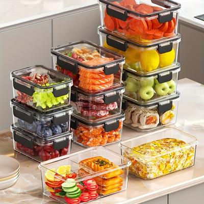 1pcs 16oz Food Storage Container for Kitchen Refrigerator Food Freshness Storage