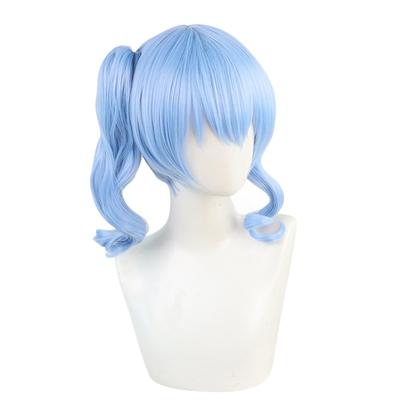 Sizuuenn VTuber Hoshimati Suisei Cosplay Hair Cosplay Wig with Dedicated Perfect for School Cultural and Photo Shoots Wig, Wig, Heat-Resistant Yarn,