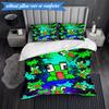 Space Un-speakable Adventure 3pcs K-pop Music Group Bedding set,Ideal for Bedroom, Dormitory,Including Duvet Cover And 2pcs Pillowcases,Fan Gifts