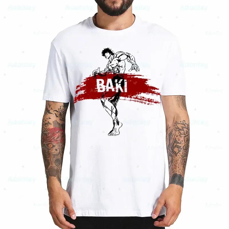 Yujiro Baki Fighter Anime Summer Fashion Shirt Graphic Hanma Grappler Fighting T Shirt Women Oneck Tees Funny Tshirt