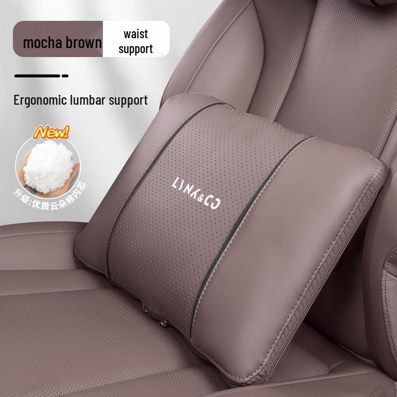 Lynk & Co Car Headrest & Neck Support Pillow: All-Season Lumbar & Waist Protection for Models 01-09
