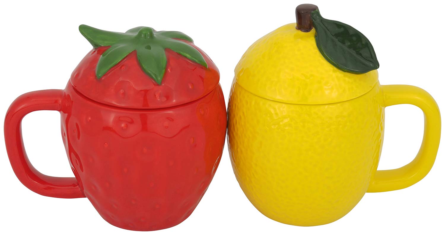 

Sun Art Милая посуда и фрукты Клубника и лимон 140мл Кружка Овощная серия , (SAN2916)