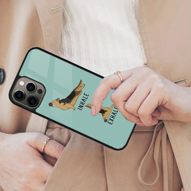 Cartoon German Shepherd Dog Magnetic Phone Case For APPLE iPhone 17 Air 16 14 13 12 Pro Max 15 Plus Wireless MagSafe Cover